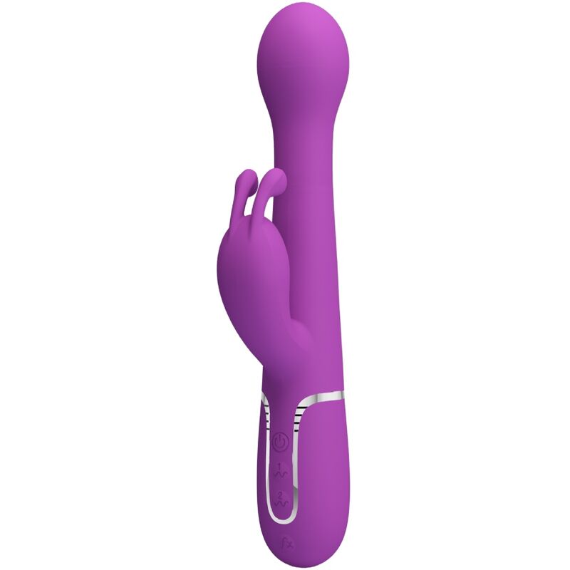Pretty Love Dejon 3 en 1 - Vibrador Rabbit Multifunción Púrpura