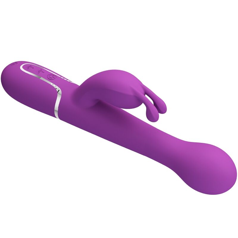 Pretty Love Dejon 3 en 1 - Vibrador Rabbit Multifunción Púrpura