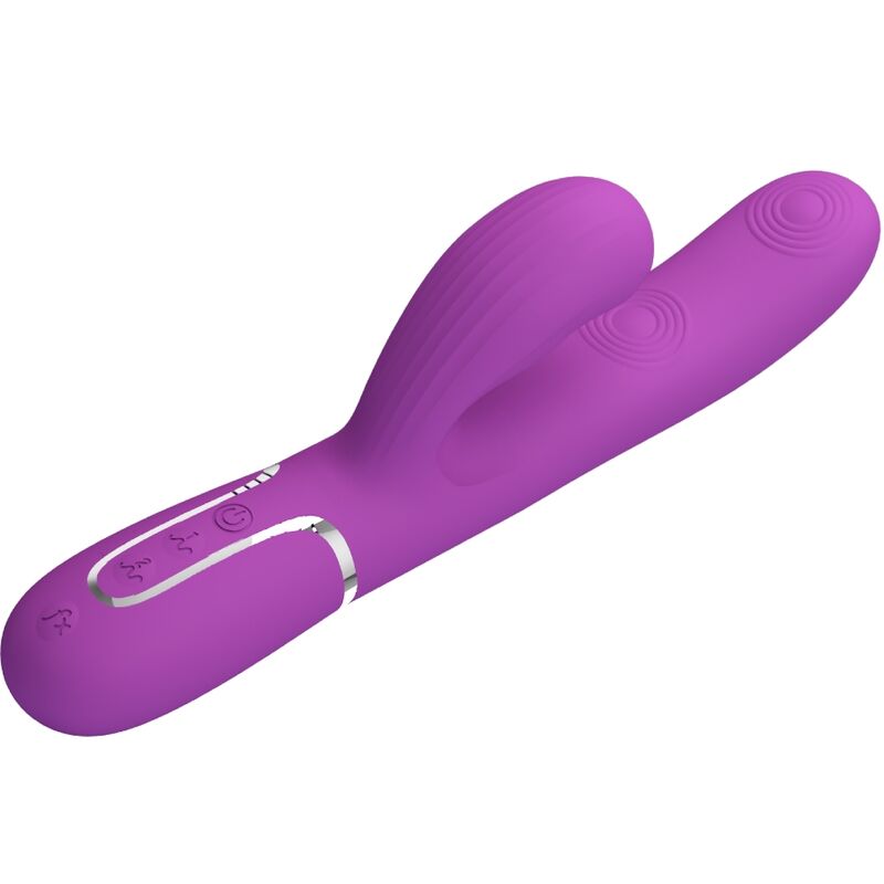 Pretty Love Perlita 3 en 1 - Vibrador Rabbit Multifunction Púrpura
