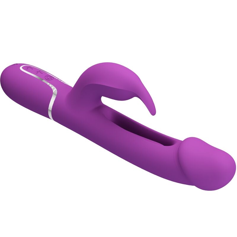Pretty Love Kampas 3 in 1 - Vibrador Conejo Multifunción Púrpura