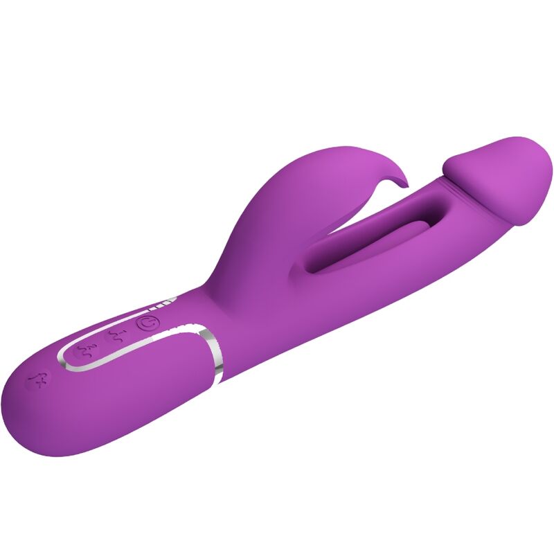 Pretty Love Kampas 3 in 1 - Vibrador Conejo Multifunción Púrpura