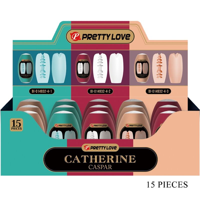 Pretty Love Caspar Pack - Set de 15 Masturbadores Masculinos