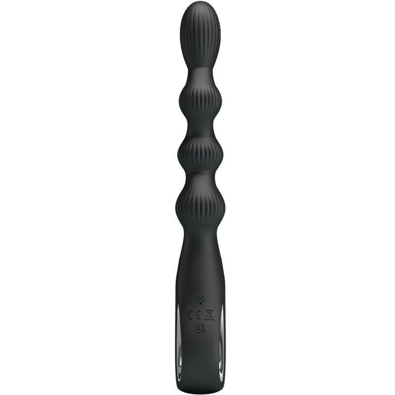 Pretty Love Federer Vibrador Anal 12 Vibraciones Negro