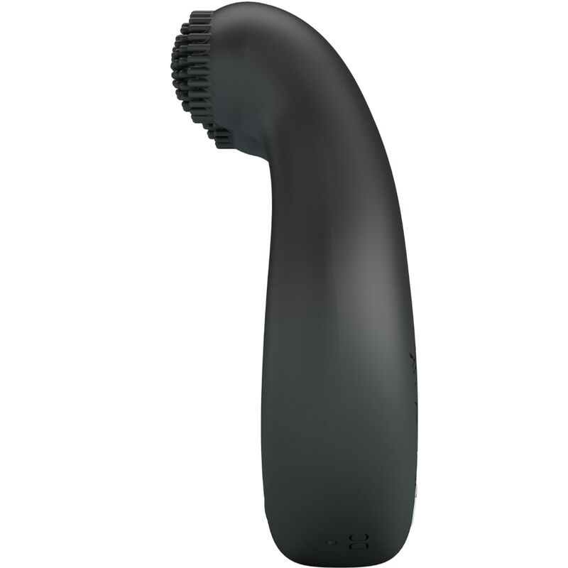 Pretty Love Dahlia - Anillo Vibrador con Estimulador de Clítoris 12 Vibraciones Negro
