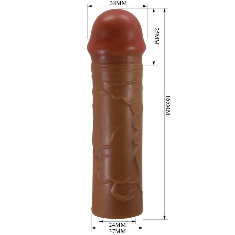 Pretty Love Nile Penis Sleeve con Extensión 2.5 cm - Tono Mulatto
