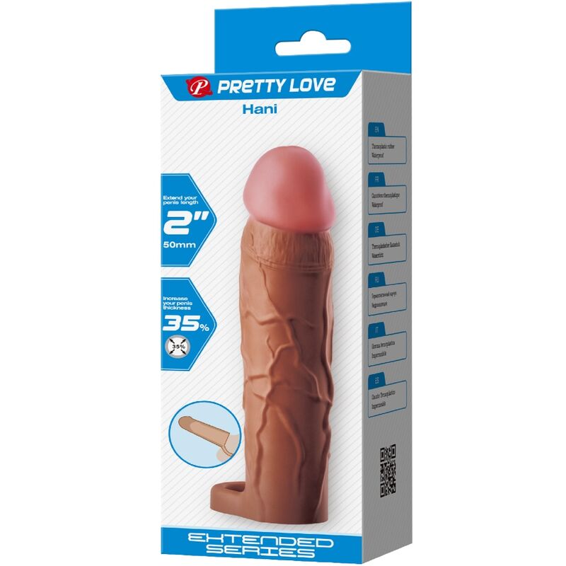 Pretty Love Hani Penis Sleeve - Extensión 5 cm