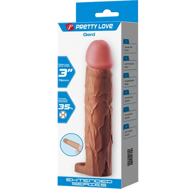 Pretty Love Gerd Penis Sleeve con Extensión 7.6 cm
