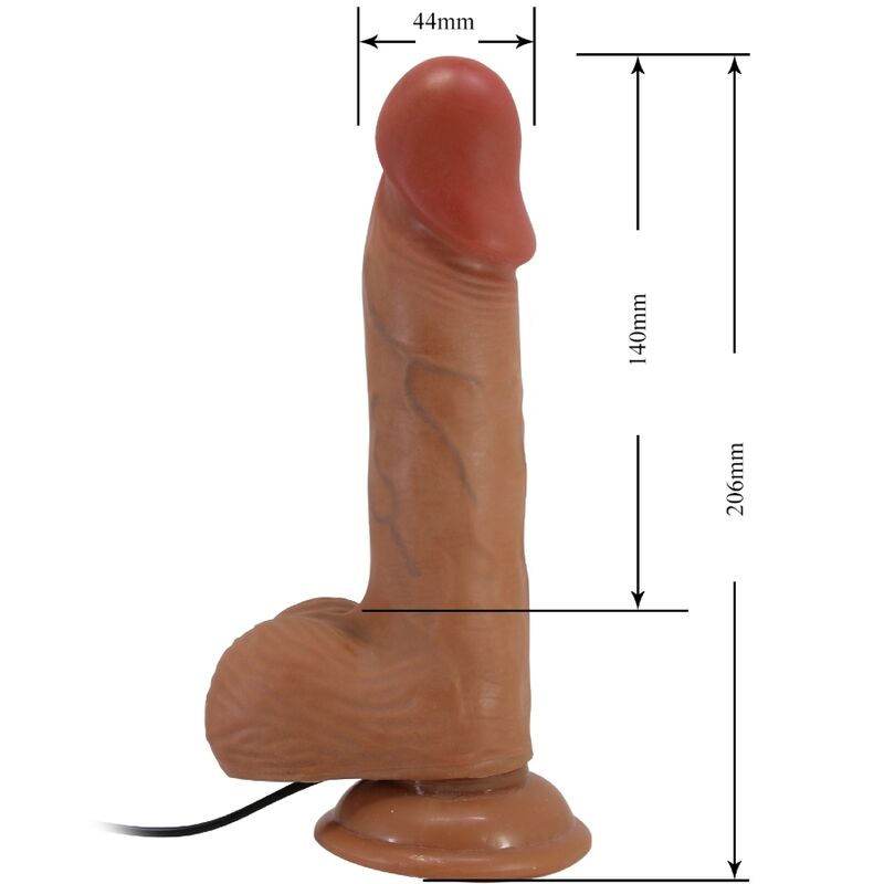 Vibrador Realista Baile 20.6 cm con Control Remoto