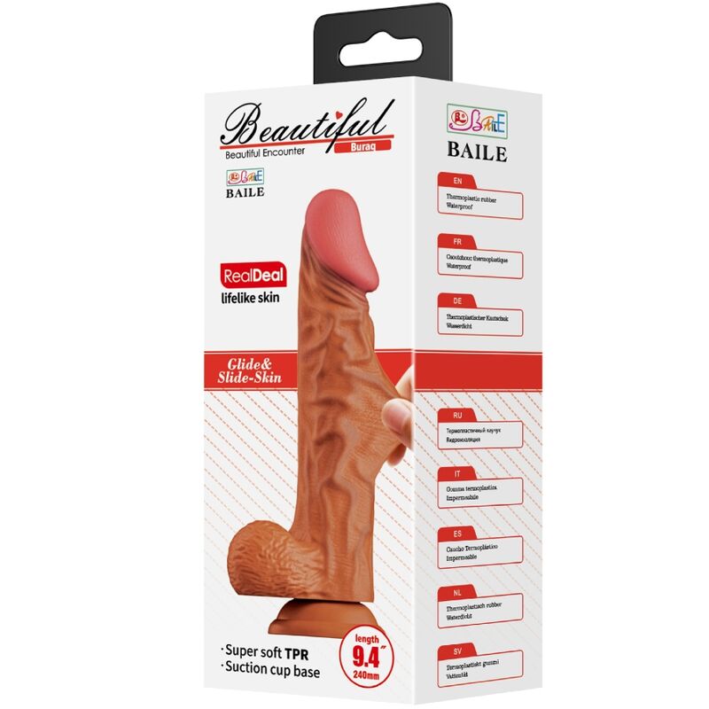BAILE Buraq Realistic Dildo 24 cm - Flesh