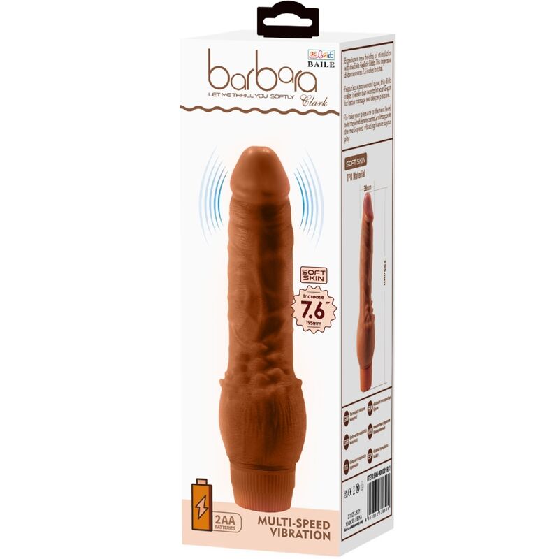 Vibrador Realista Barbara 19.5 cm