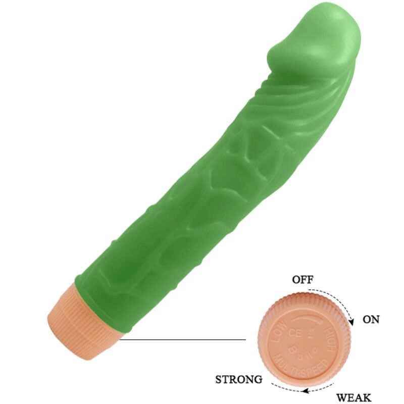 Baile Bill Realistic Vibrator 22.5 cm Verde