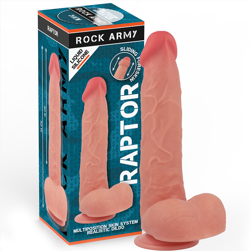 Rock Army Liquid Silicone Raptor - 24 cm
