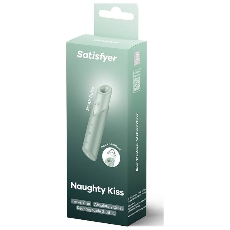 Satisfyer Naughty Kiss Wave - Estimulador de Clítoris Aquamarine