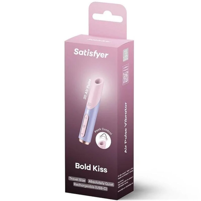 Satisfyer Bold Kiss Wave - Estimulador de Clítoris con Tecnología Air Pulse