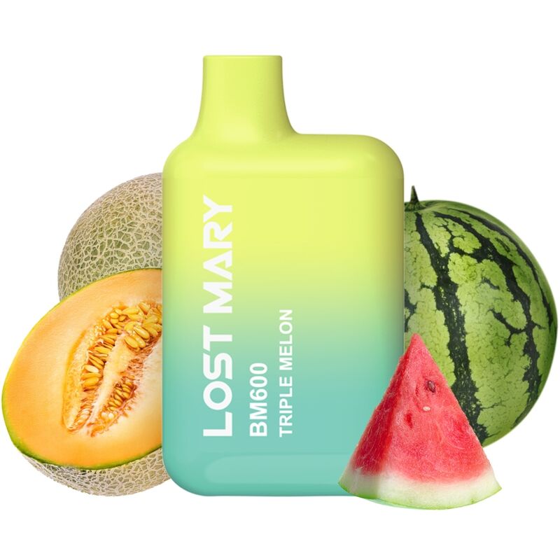 Lost Mary BM600 Vaper Desechable 600 Puffs Triple Melón 20mg Nicotina