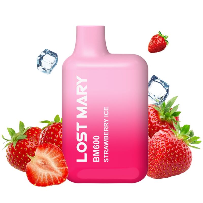 Lost Mary BM600 Vaporizador Desechable Recargable Strawberry Ice 2% Nicotina