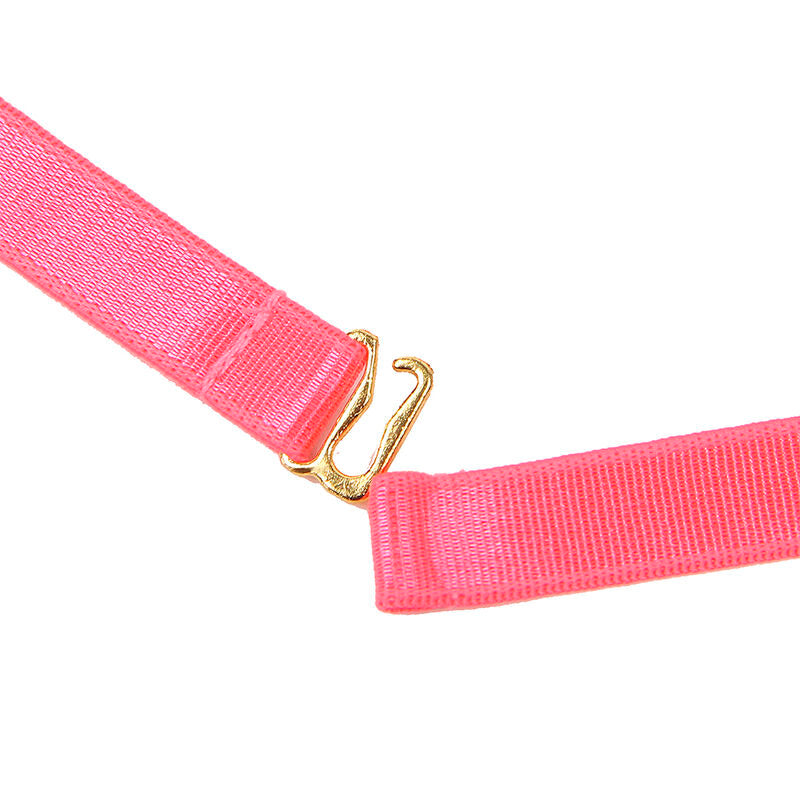 Subblime Set Sujetador + Braguitas Rosa Fluorescente L/XL con Accesorios