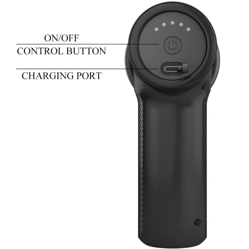 Pretty Love DJ Doctor Massager 5 Settings Black