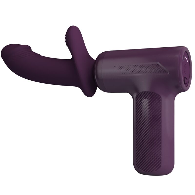Pretty Love DJ Scholar Massager 5 Velocidades Púrpura