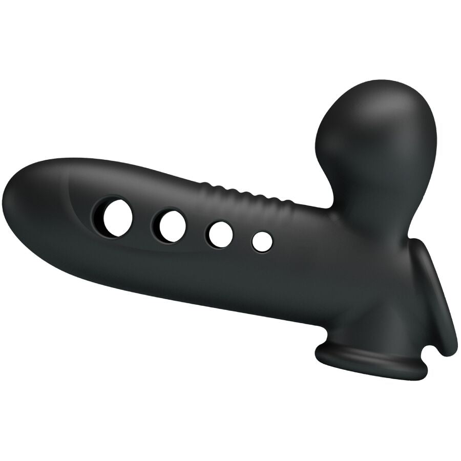 Pretty Love Crane Penis Sleeve with Airbag Black
