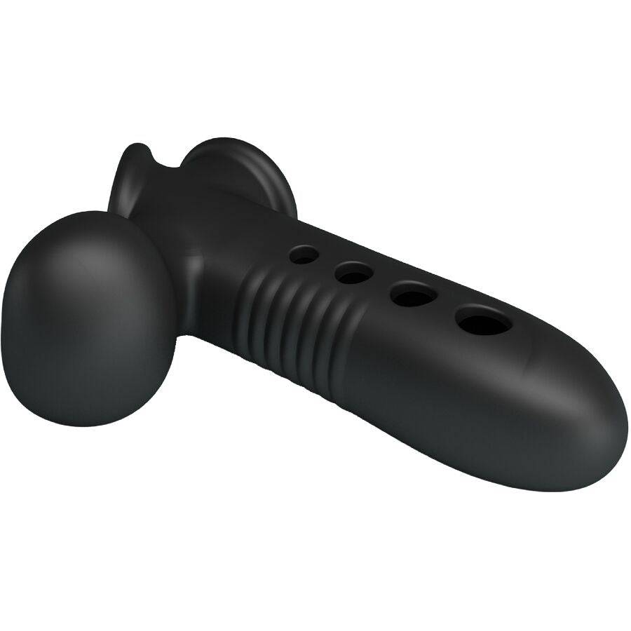 Pretty Love Crane Penis Sleeve with Airbag Black
