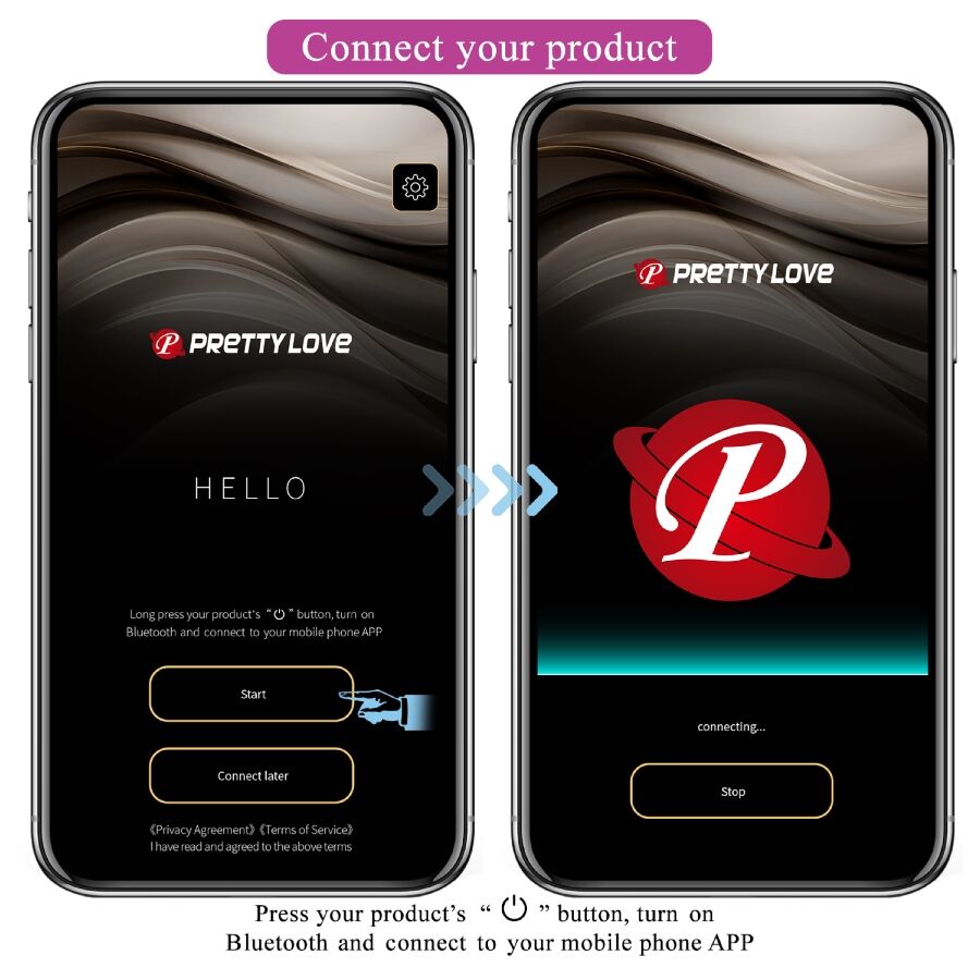 Pretty Love Leviathan Vibrador Controlado por App - Púrpura