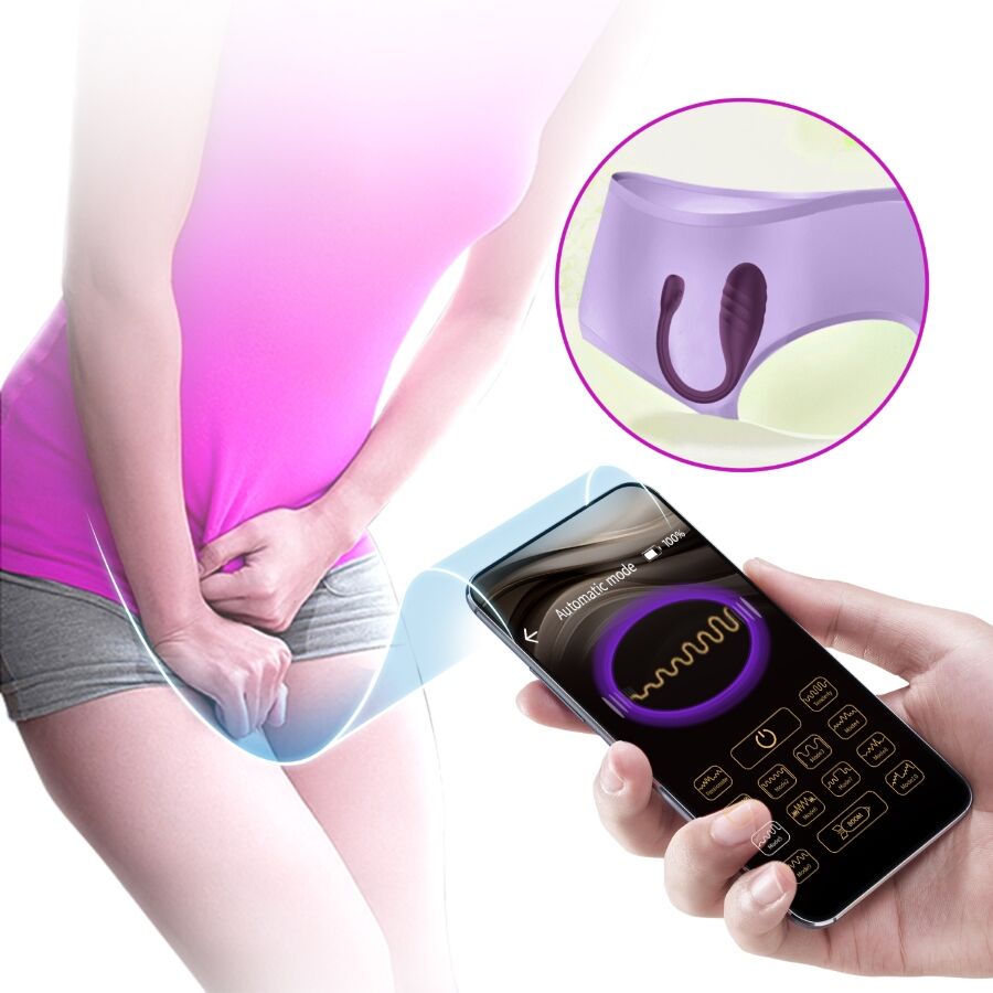 Pretty Love Leviathan Vibrador Controlado por App - Púrpura