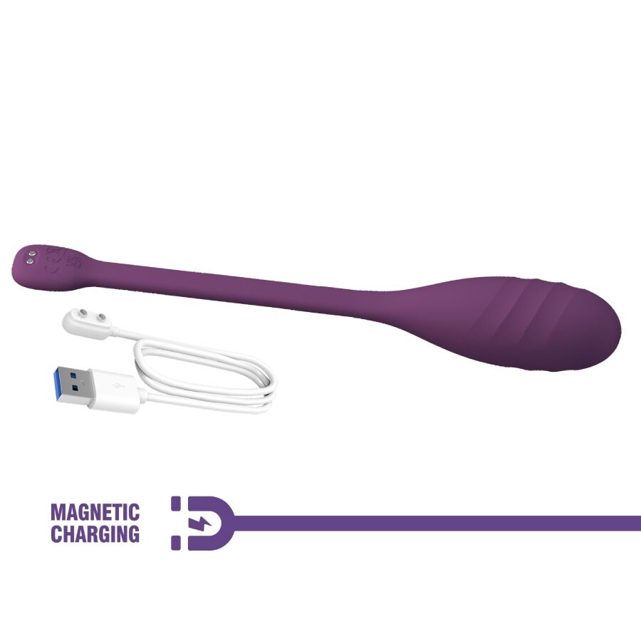 Pretty Love Leviathan Vibrador Controlado por App - Púrpura