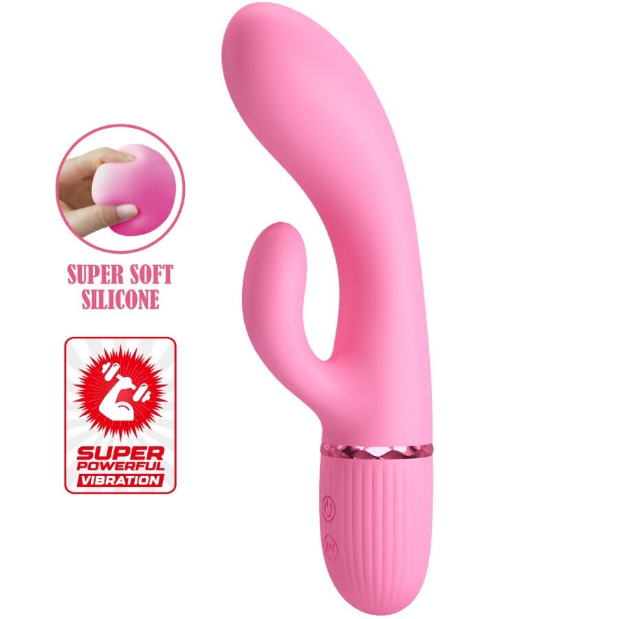 Pretty Love Marski Rabbit Vibrator Rosa - Estimulación Dual