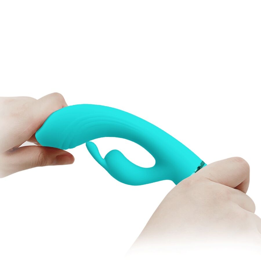 Pretty Love Scocco Vibrator Rabbit Turquoise