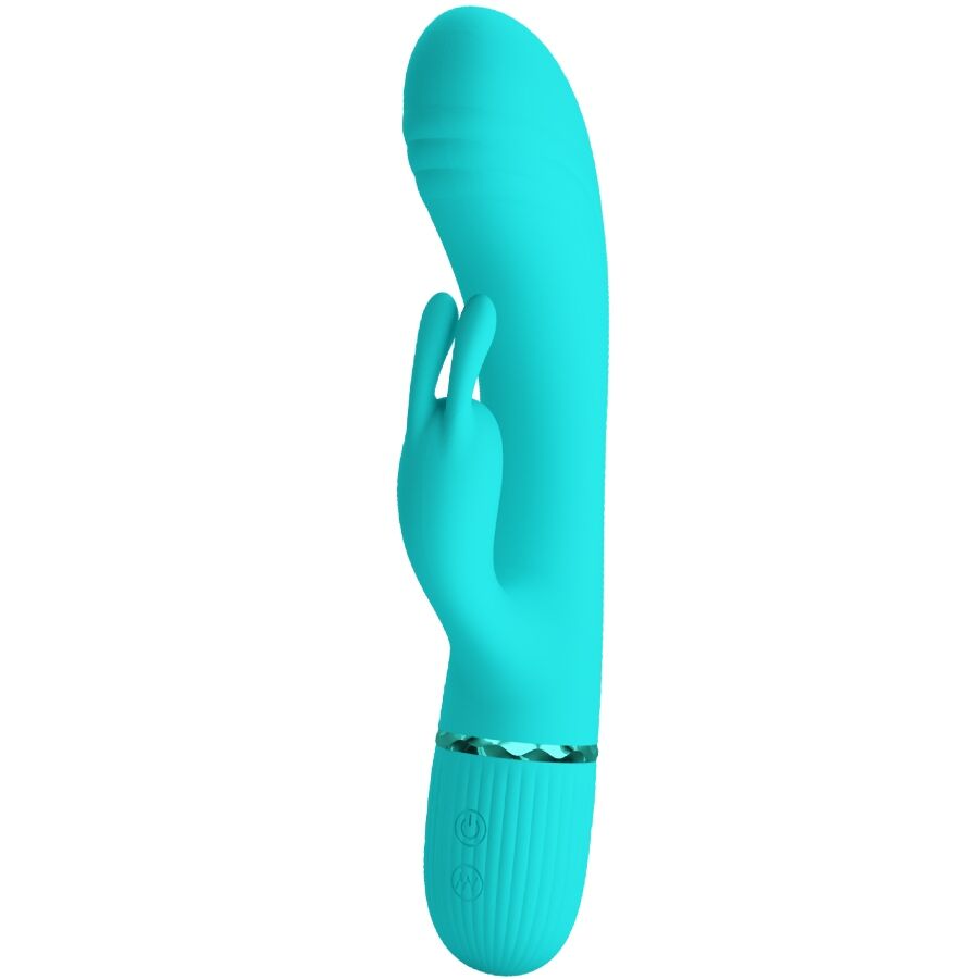 Pretty Love Scocco Vibrator Rabbit Turquoise