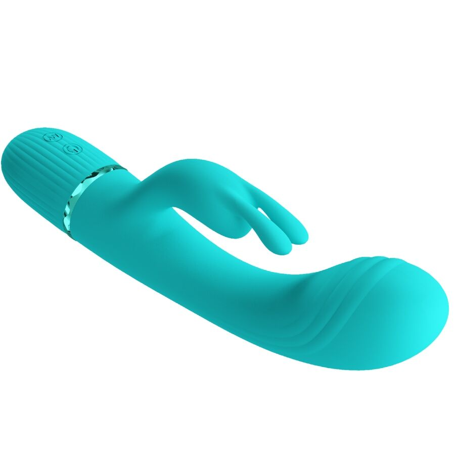 Pretty Love Scocco Vibrator Rabbit Turquoise