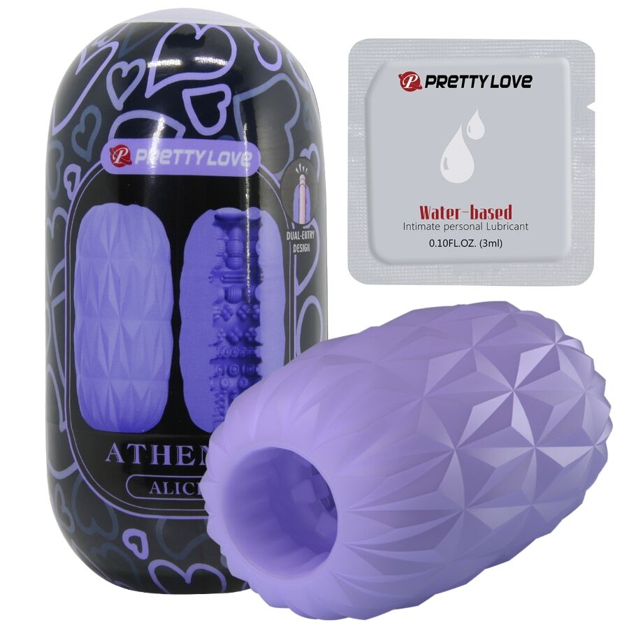Pretty Love Athena Alice Masturbador Masculino Púrpura