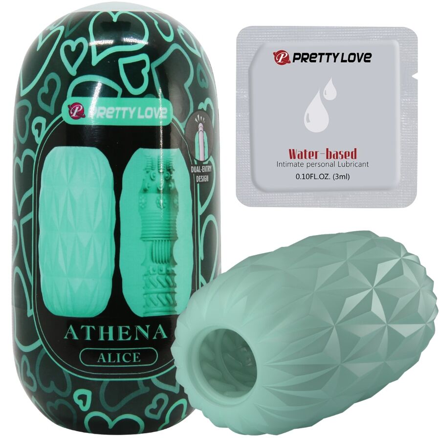 Pretty Love Athena Alice Masturbador Masculino Turquesa