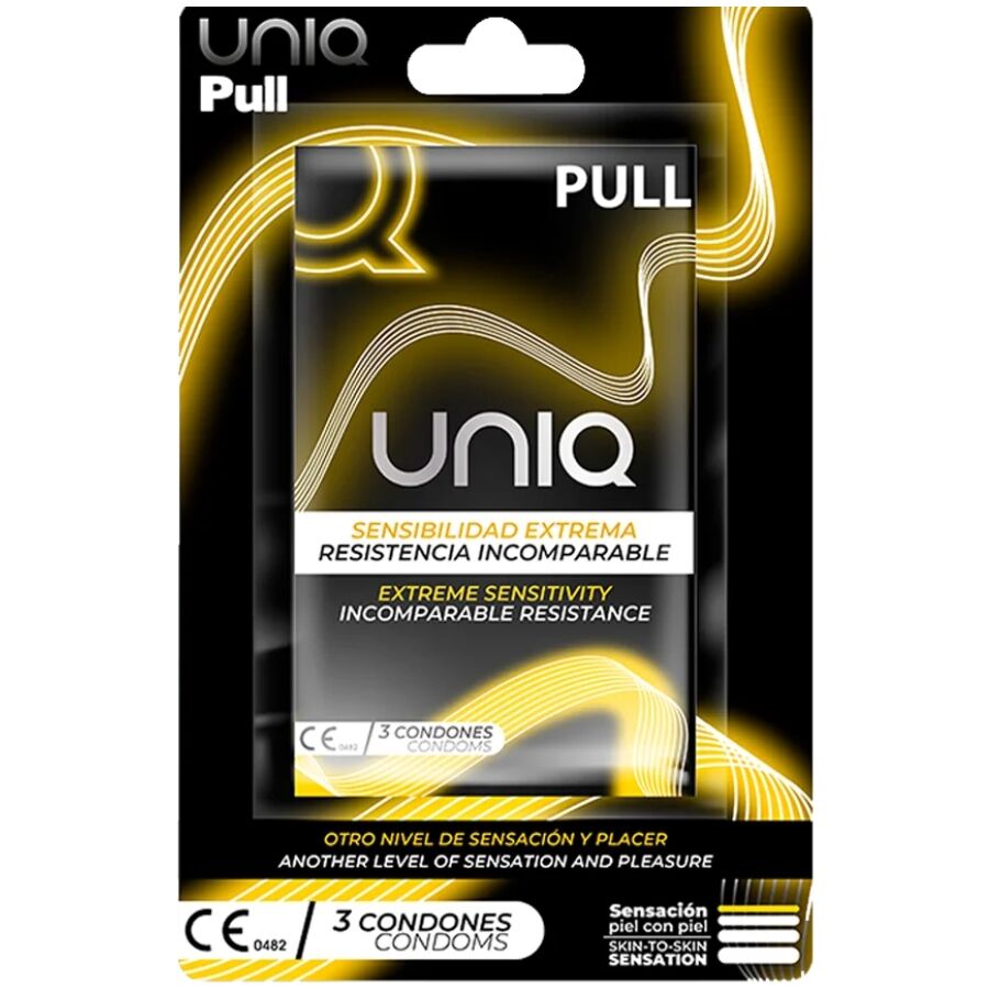 UNIQ Pull Preservativos Sin Látex - Pack 3 Unidades