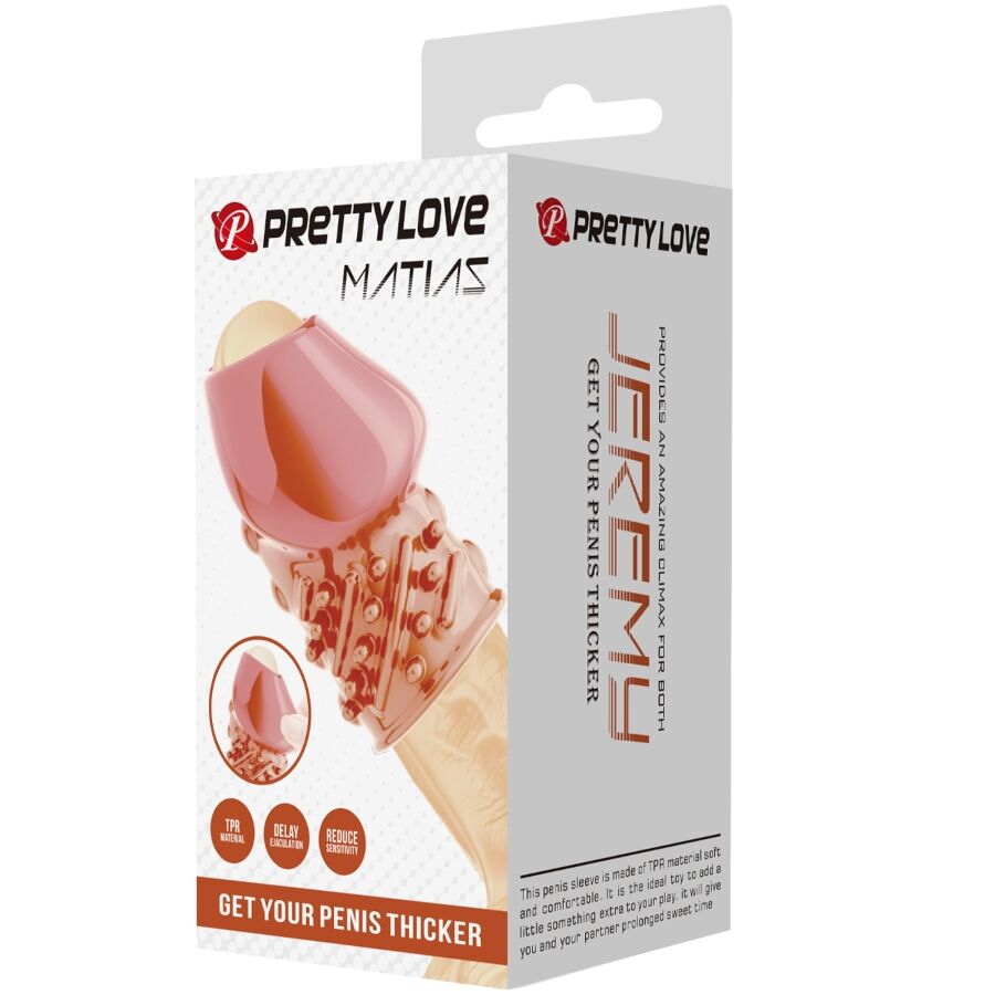 Pretty Love Matias Penis Thicker Pink - Accesorio de Placer