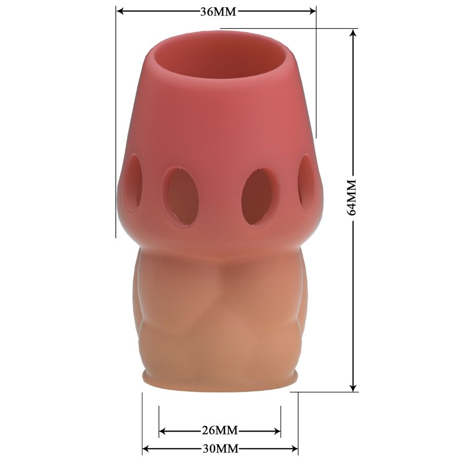 Pretty Love Oscar Penis Thicker Pink - Accesorio Íntimo