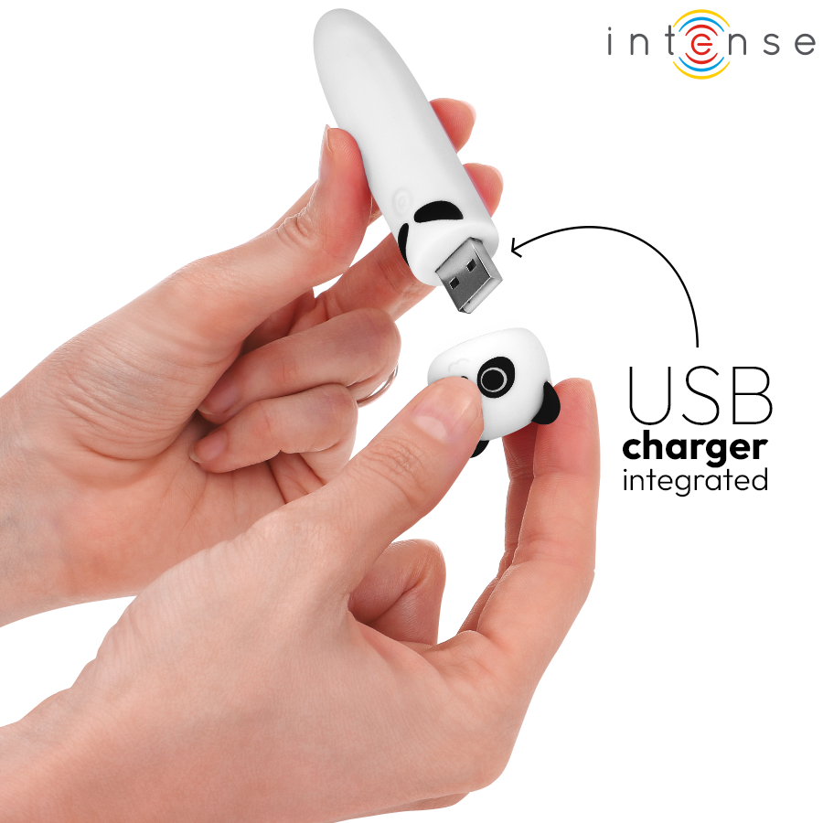 Intense Poh Panda Vibrating Bullet USB Recargable