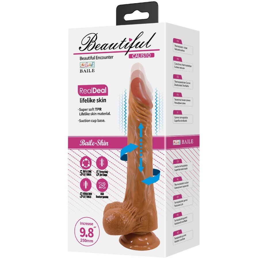 Baile Calisto Realistic Dildo 24 cm Flesh