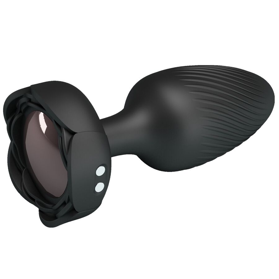 Pretty Love Osborn - Plug Anal con Luz LED Negro 9.8 cm