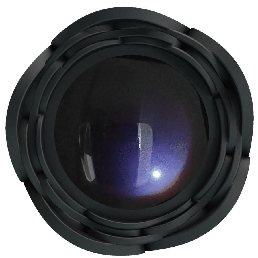 Pretty Love Osborn - Plug Anal con Luz LED Negro 9.8 cm