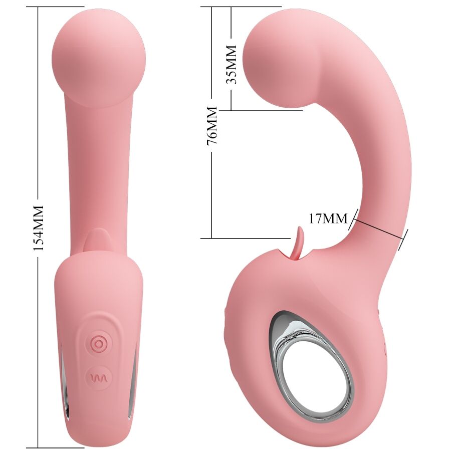 Pretty Love Erynnyes - Estimulador Dual G-Spot y Clítoris con 10 Vibraciones