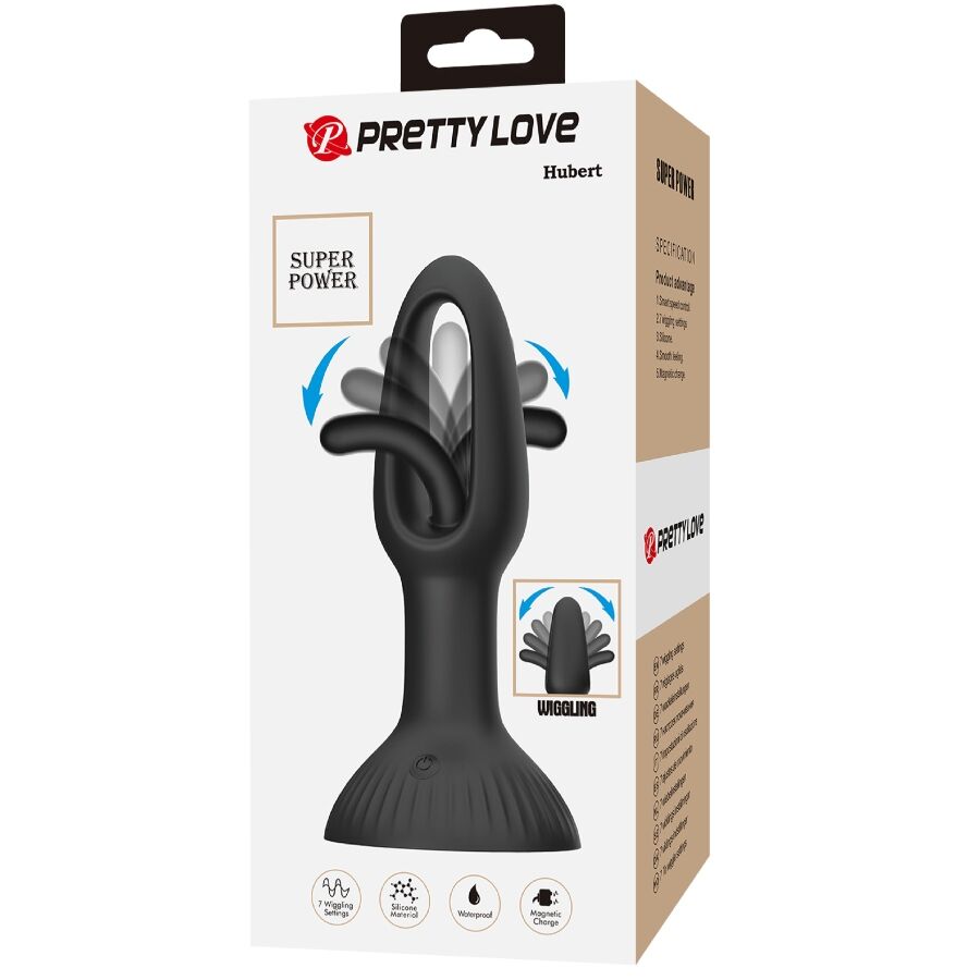 Pretty Love Hubert - Plug Anal con 7 Modos de Vibración