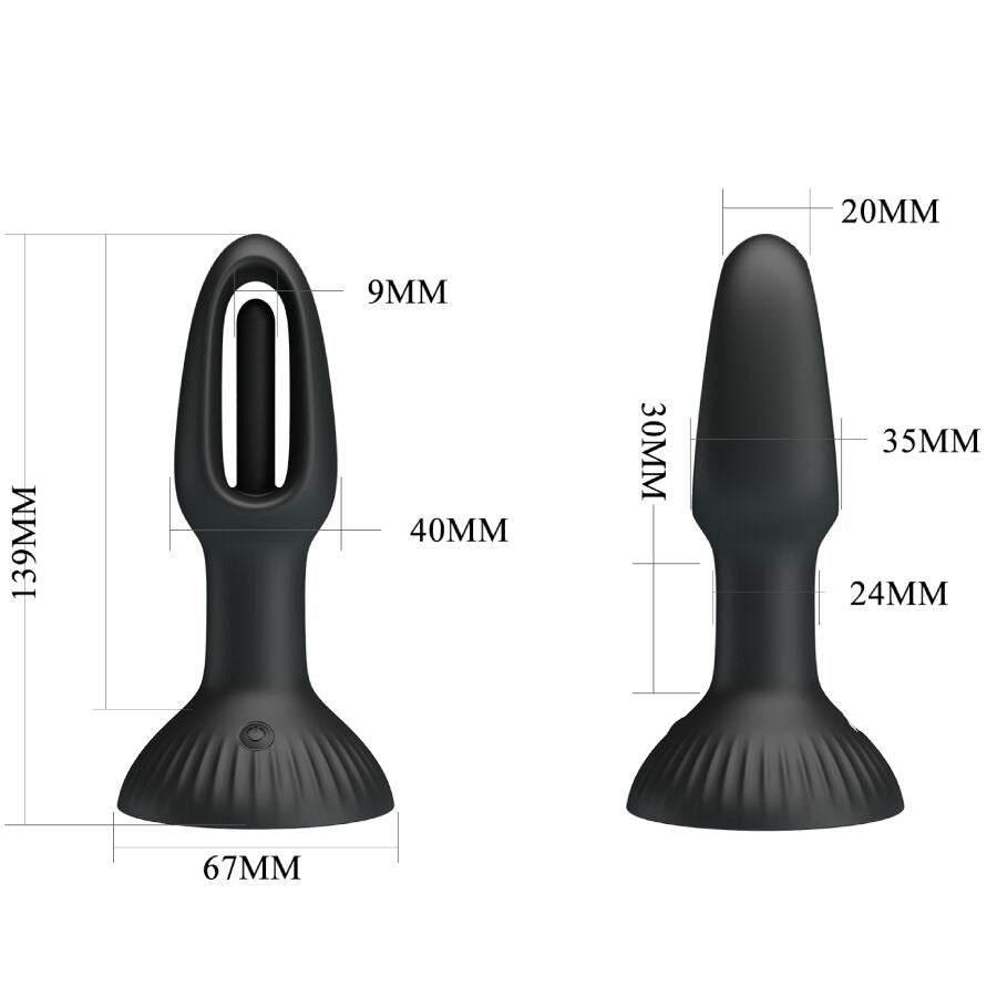 Pretty Love Hubert - Plug Anal con 7 Modos de Vibración