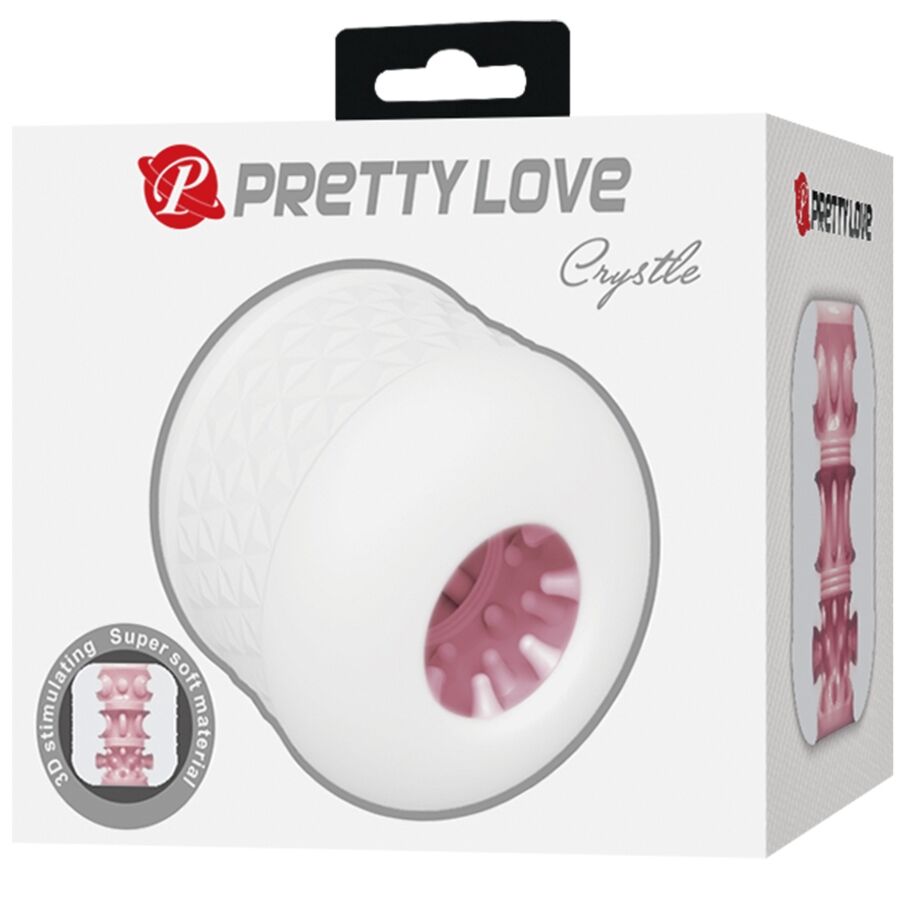 Pretty Love Crystle Male Masturbator White
