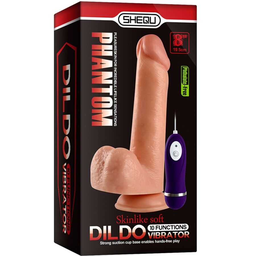 Shequ Adam Vibrador con Control Remoto 21 cm