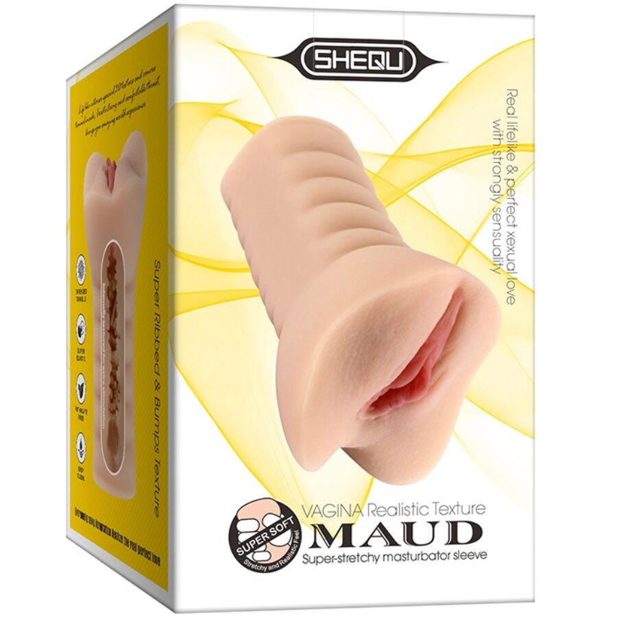 Masturbador Vagina SHEQU con Vibración y Succión Ajustable