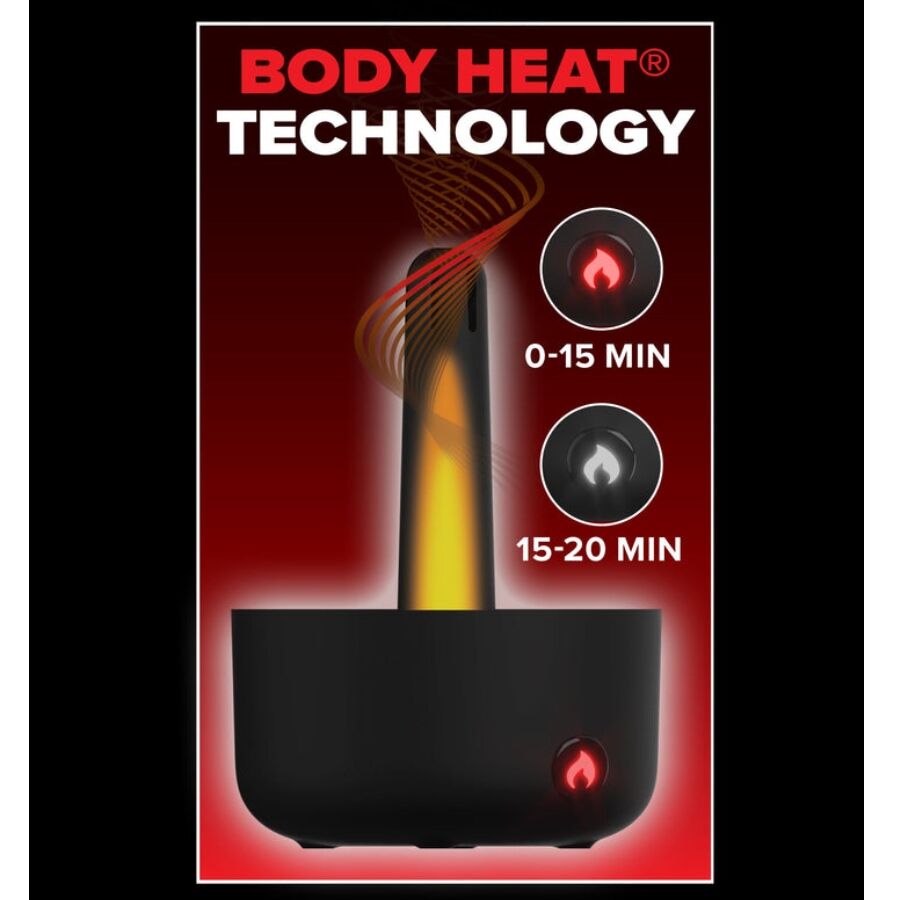 PDX Elite Milk Me Hotter - Masturbador Automático con Vibración, Golpes y Efecto Calor