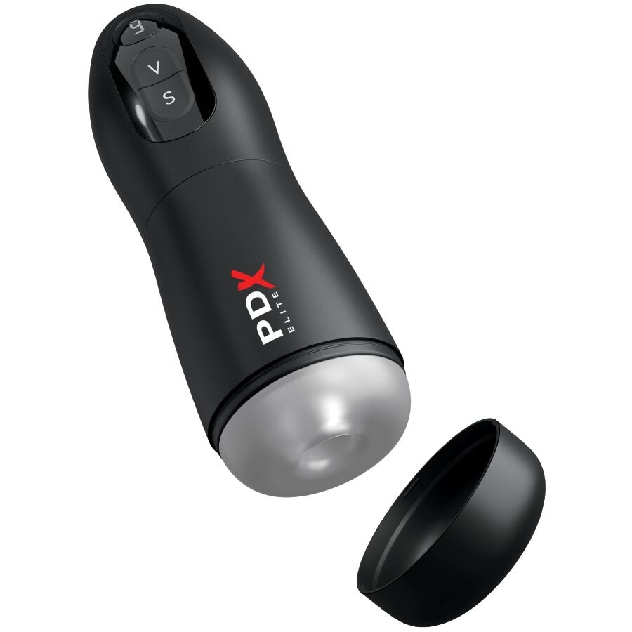 PDX Elite Suck-O-Matic - Masturbador Automático con Succión y Vibración Recargable