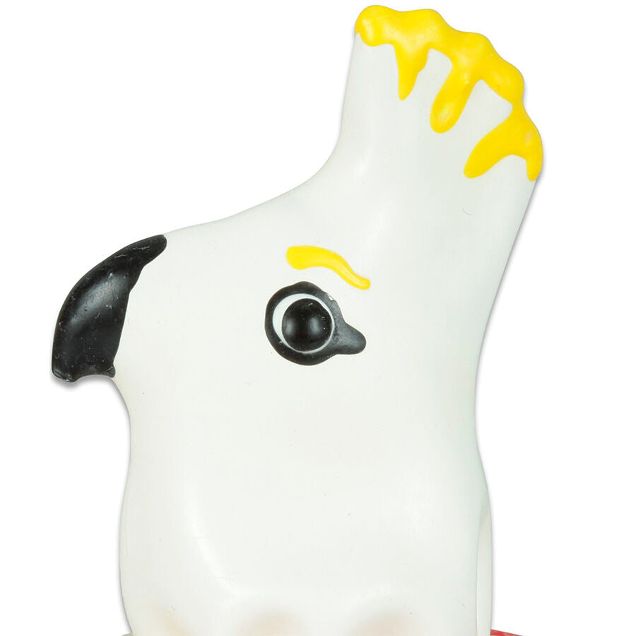 Condones Novelty Handpainted Parrot White - Latex Natural Pintados a Mano
